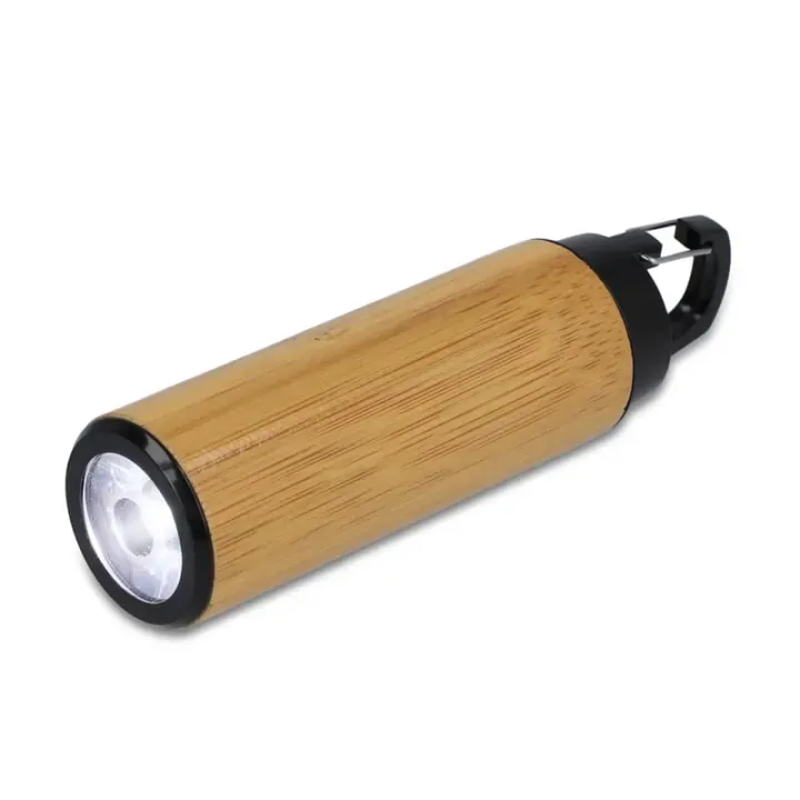 Bamboo Flashlight with clip - LT93322 (N0094)